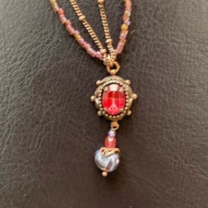 Delicate and colorful necklace